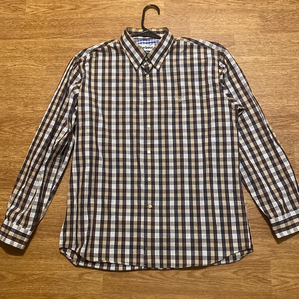 Barbour plaid Buttoned down shirt
